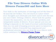 Divorce Forms Texas