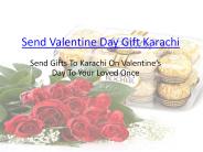 Send  Valentine's Day Gift Karachi