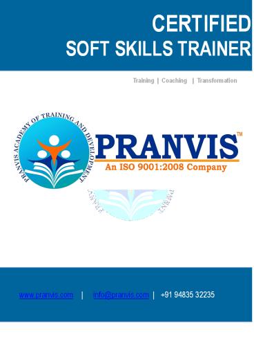 SOFT SKILLS TRAINING CERTIFICATION