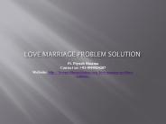 All Love marriage problem solution