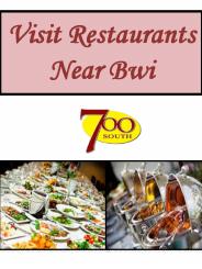 Visit Restaurants Near Bwi