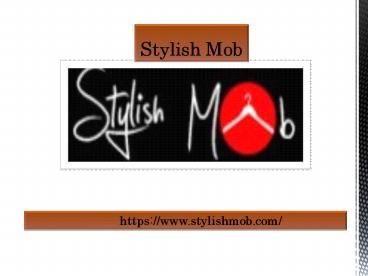 Online Fashion Store | stylishmob