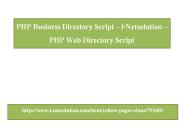 PHP Bussiness Directory Script – i-Netsolution – PHP Web Directory Script