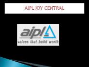 AIPL JOY CENTRAL PRICE LIST