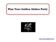Plan Your Golden Globes Party
