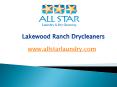 Lakewood Ranch Drycleaners - www.allstarlaundry.com (2) PowerPoint PPT Presentation