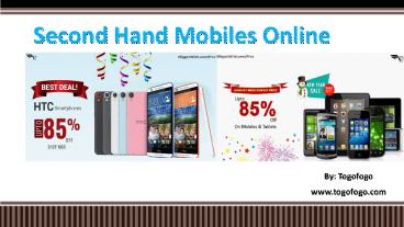 Second Hand Mobiles Online