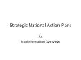 Strategic National Action Plan: PowerPoint PPT Presentation