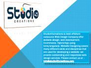 Web Design Services in Canada - Studio45creations