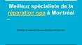 Meilleur spécialiste de la réparation spa à Montréal PowerPoint PPT Presentation