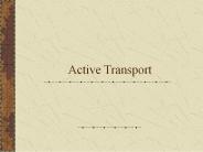 Active Transport