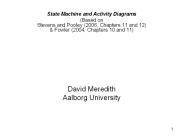 State Machine and Activity Diagrams