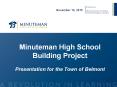 Minuteman High School Building Project PowerPoint PPT Presentation