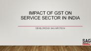 Impact of GST on Service Sector in India
