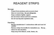 REAGENT STRIPS