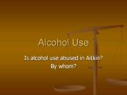 Alcohol Use