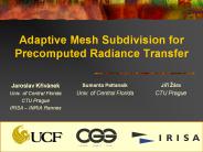 Adaptive Mesh Subdivision for Precomputed Radiance Transfer
