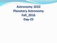 Astronomy 1010 PowerPoint PPT Presentation
