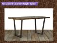 Reclaimed Counter Height Table PowerPoint PPT Presentation