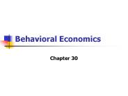 Behavioral Economics