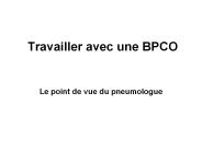 Travailler avec une BPCO