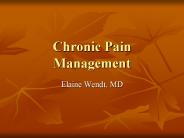Chronic Pain Management