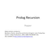 Prolog Recursion