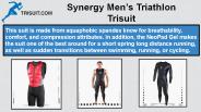 Synergy Men’s Triathlon Trisuit