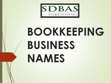 BOOKKEEPING BUSINESS NAMES