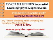 PSYCH 525 GENIUS Successful Learning/psych525genius.com