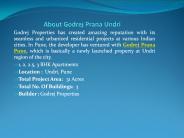 Pre launch 3BHK project - Godrej Prana Pune