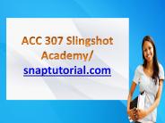 ACC 307 Slingshot Academy / snaptutorial.com