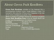 Residential projects Capricorn Green Park Pune