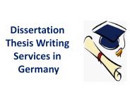 Dissertation Thesis Writing Services in Germany