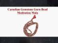 Carnelian Gemstone Guru Bead Meditation Mala