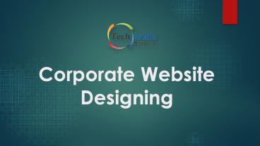 Corporate Website Designing