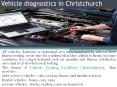 Vehicle diagnostics in Christchurch PowerPoint PPT Presentation