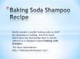 Baking Soda Shampoo Recipe PowerPoint PPT Presentation