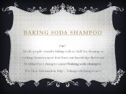 Baking Soda Shampoo