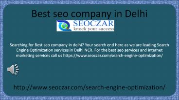 Best seo company in delhi | Search Engine Optimization (1)