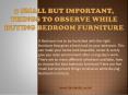 5 Small but Important, Things To Observe While Buying Bedroom Furniture
