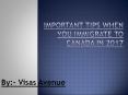 Important Tips When You Immigrate To Canada In Jan 2017 PowerPoint PPT Presentation