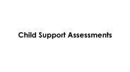 Child Support Assessment
