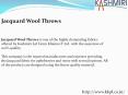 Jacquard Wool Throws PowerPoint PPT Presentation