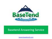 Importance of answering service - Basetend