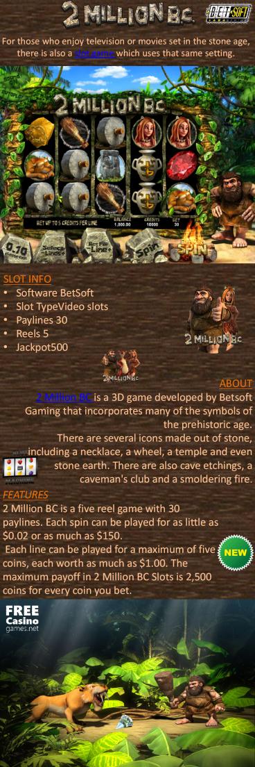 2 Million B.C. video slot