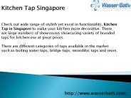 Kitchen Tap Singapore