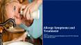 Allergy Symptoms and Treatment PowerPoint PPT Presentation