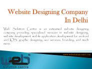Best Website Designing Company In West Delhi