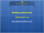 Wedding attires from nyc